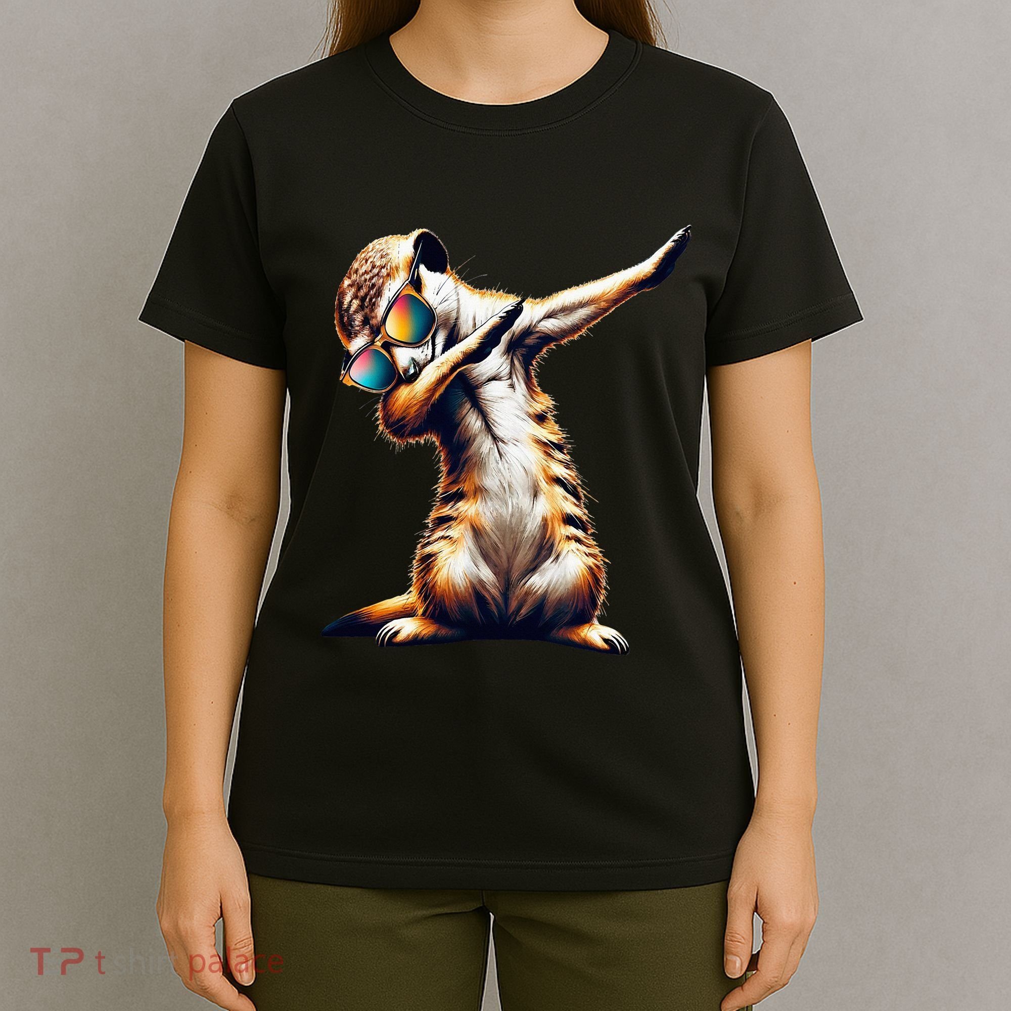 Dabbing Meerkat Dancing Dab Surikate T-Shirt