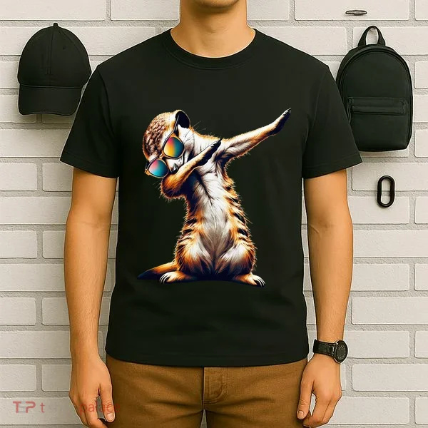 Dabbing Meerkat Dancing Dab Surikate T-Shirt