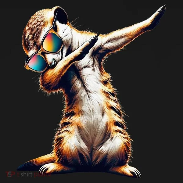 Dabbing Meerkat Dancing Dab Surikate T-Shirt