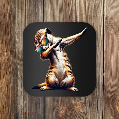 Dabbing Meerkat Dancing Dab Surikate Coaster