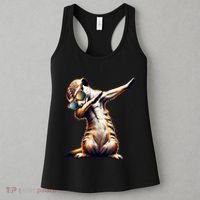Dabbing Meerkat Dancing Dab Surikate Women's Tank Top thumb 3
