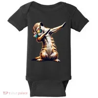 Dabbing Meerkat Dancing Dab Surikate Baby Bodysuit thumb 0