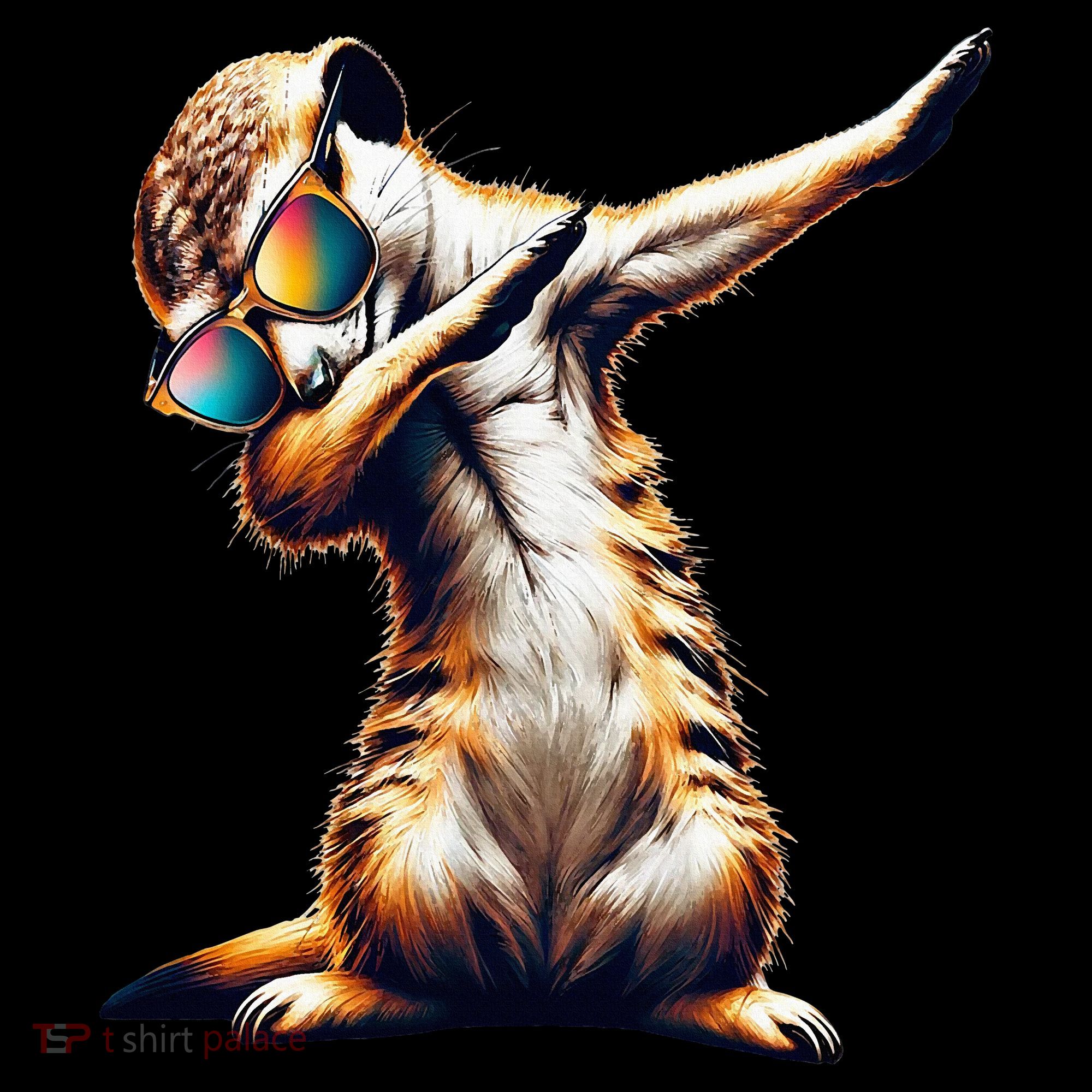 Dabbing Meerkat Dancing Dab Surikate Baby Bodysuit