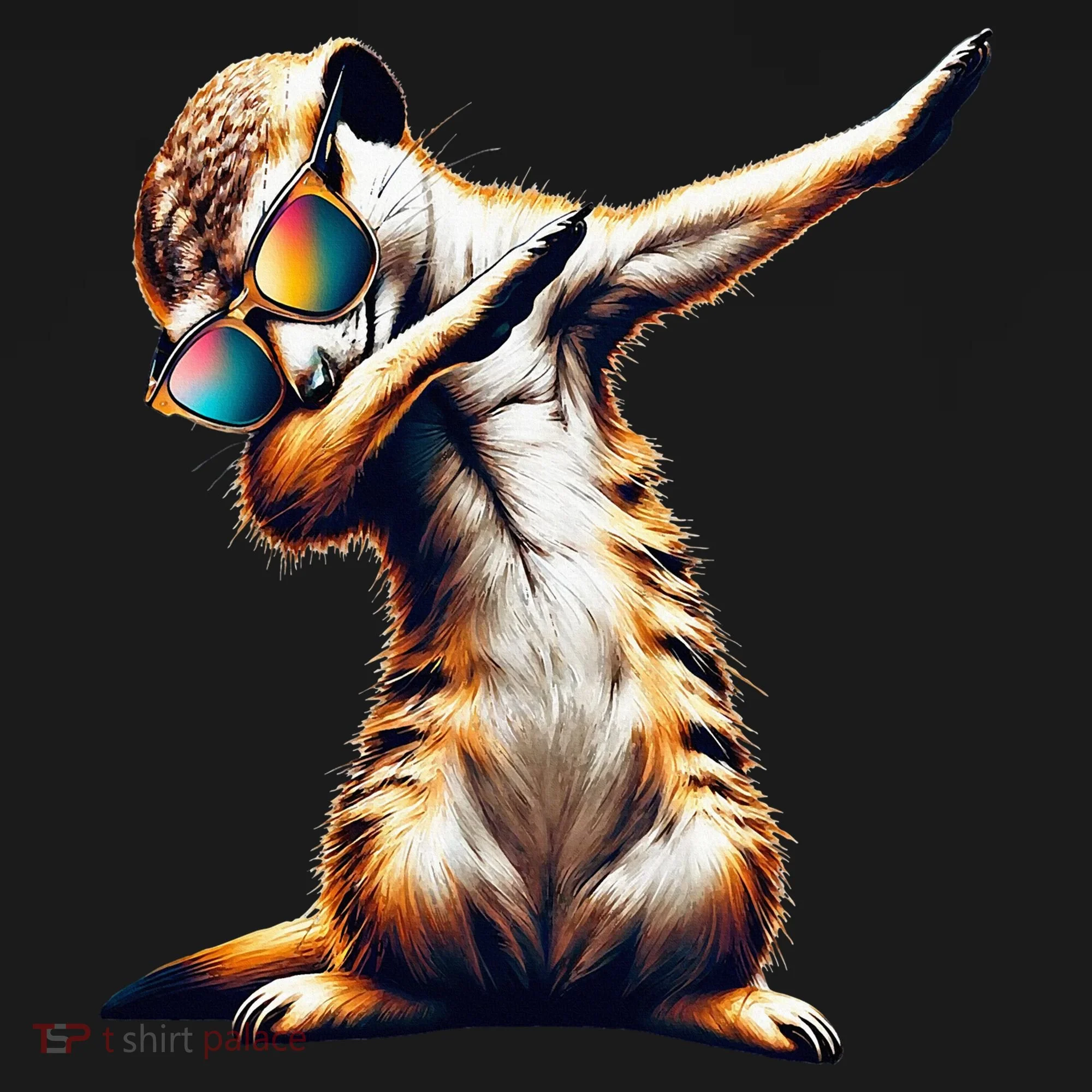 Dabbing Meerkat Dancing Dab Surikate Baby Bodysuit