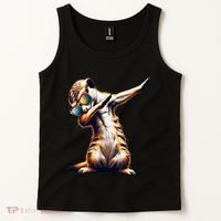 Dabbing Meerkat Dancing Dab Surikate Tank Top thumb 2