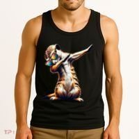 Dabbing Meerkat Dancing Dab Surikate Tank Top thumb 3