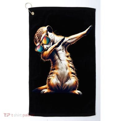 Dabbing Meerkat Dancing Dab Surikate Golf Towel
