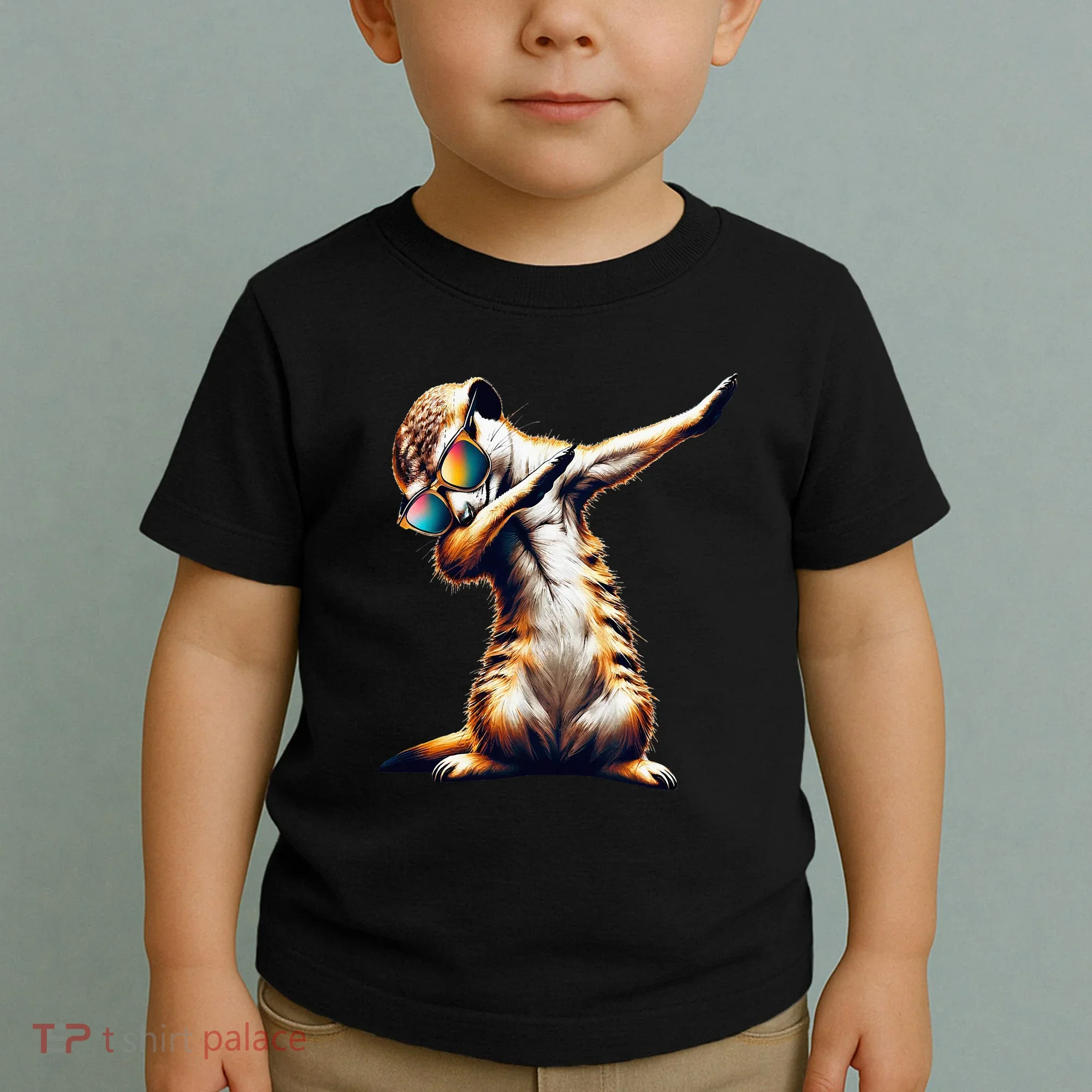 Dabbing Meerkat Dancing Dab Surikate Toddler T-Shirt