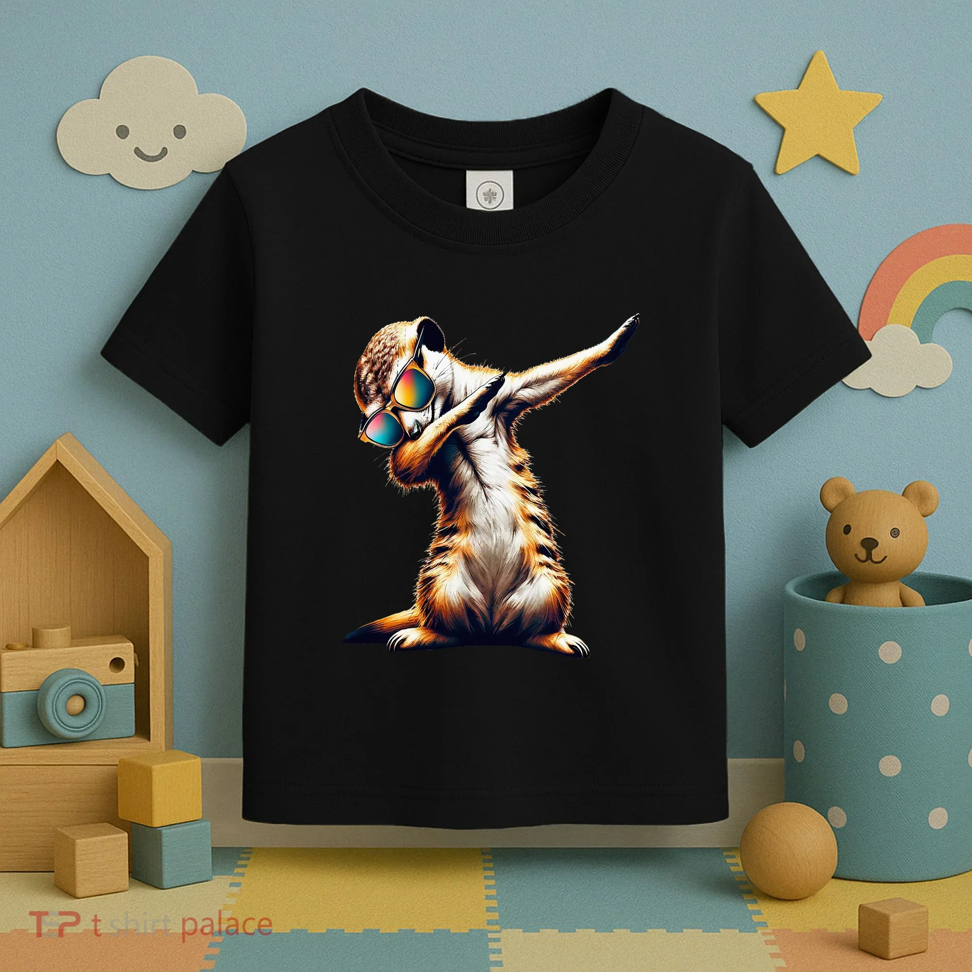 Dabbing Meerkat Dancing Dab Surikate Toddler T-Shirt