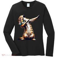 Dabbing Meerkat Dancing Dab Surikate Women's Long Sleeve Shirt thumb 0