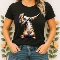 Dabbing Meerkat Dancing Dab Surikate Women's T-Shirt thumb 2