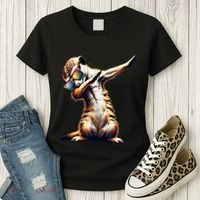 Dabbing Meerkat Dancing Dab Surikate Women's T-Shirt thumb 3
