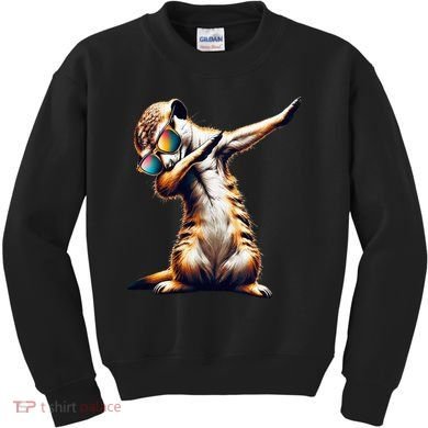 Dabbing Meerkat Dancing Dab Surikate Kids Sweatshirt