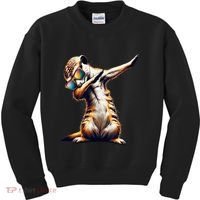 Dabbing Meerkat Dancing Dab Surikate Kids Sweatshirt thumb 0