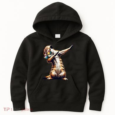 Dabbing Meerkat Dancing Dab Surikate Kids Hoodie