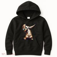 Dabbing Meerkat Dancing Dab Surikate Kids Hoodie thumb 0
