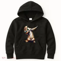 Dabbing Meerkat Dancing Dab Surikate Kids Hoodie thumb 0
