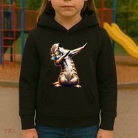 Dabbing Meerkat Dancing Dab Surikate Kids Hoodie thumb 3