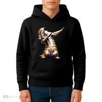 Dabbing Meerkat Dancing Dab Surikate Kids Hoodie thumb 4