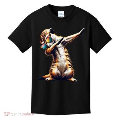 Dabbing Meerkat Dancing Dab Surikate Kids T-Shirt