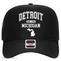 Detroit Michigan Est. 1701 Varsity Hat thumb 0