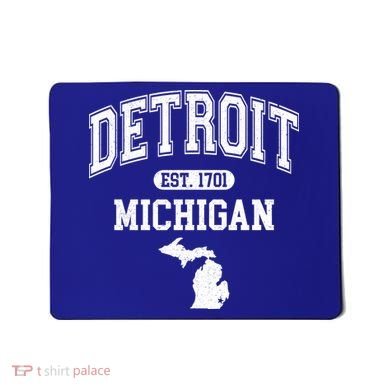 Detroit Michigan Est. 1701 Varsity Mousepad