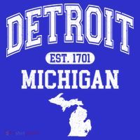Detroit Michigan Est. 1701 Varsity Mousepad thumb 1