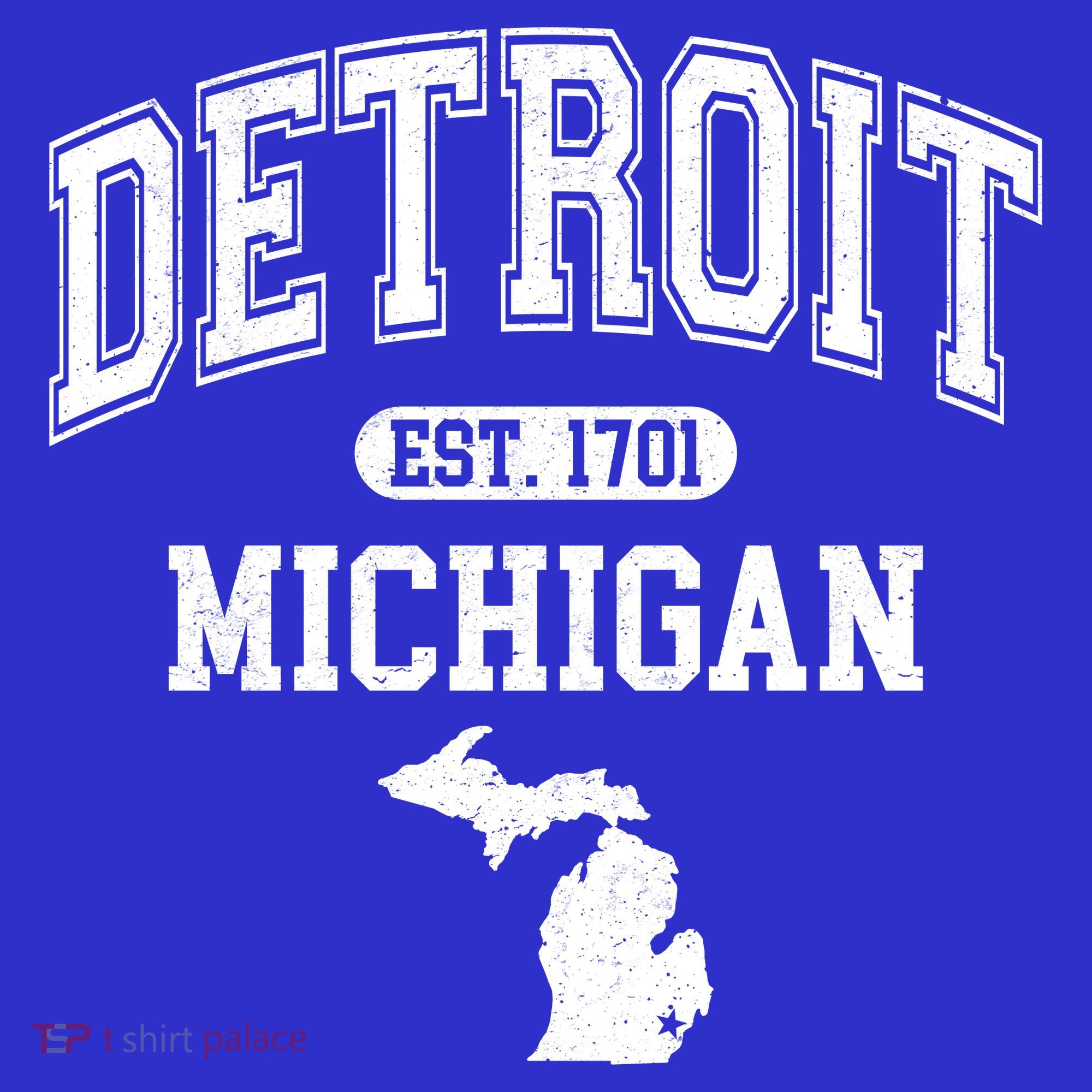 Detroit Michigan Est. 1701 Varsity Women's Tank Top