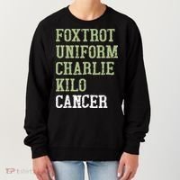 Dave Mustaine Foxtrot Uniform Charlie Kilo Cancer Women's Sweatshirt thumb 0