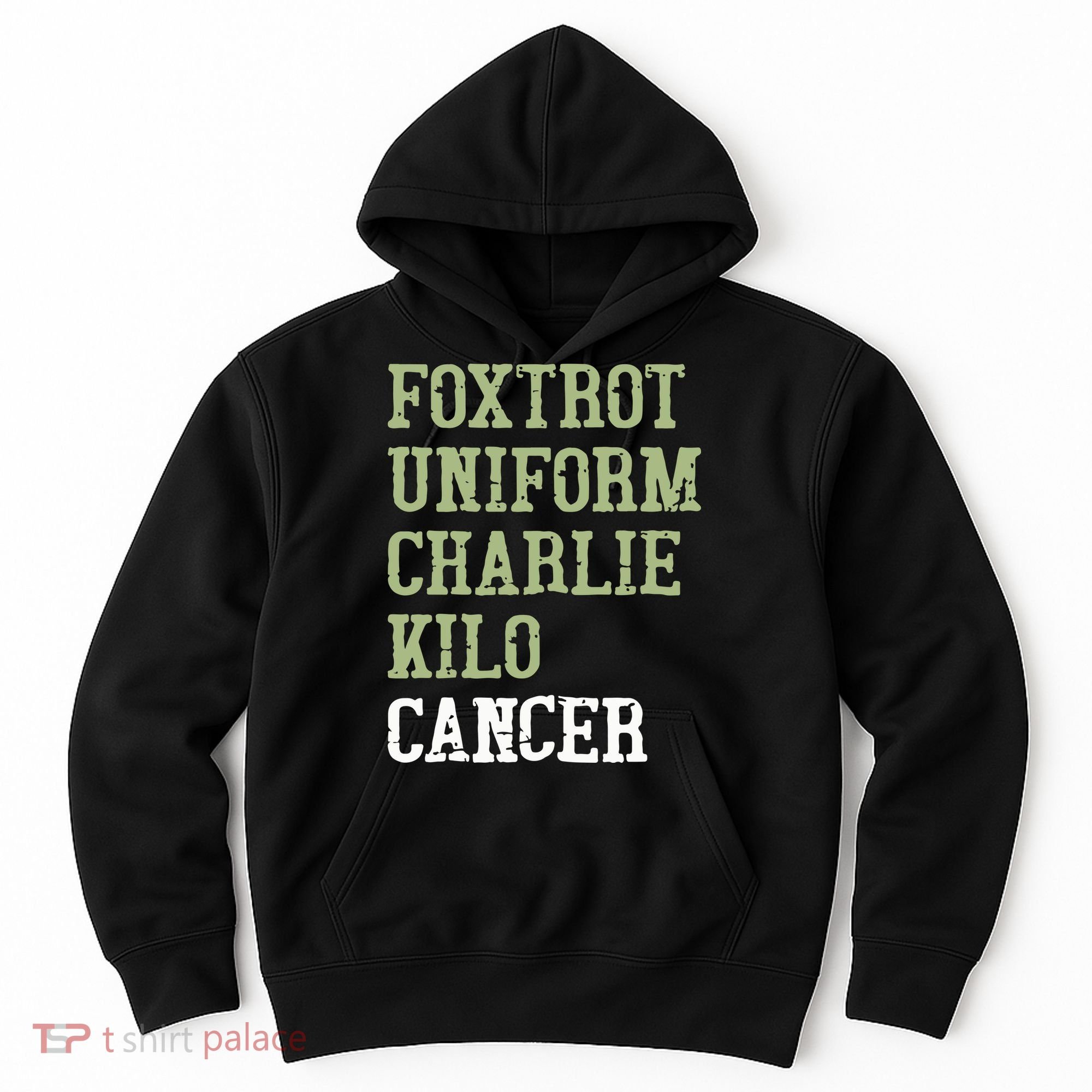 Dave Mustaine Foxtrot Uniform Charlie Kilo Cancer Hoodie