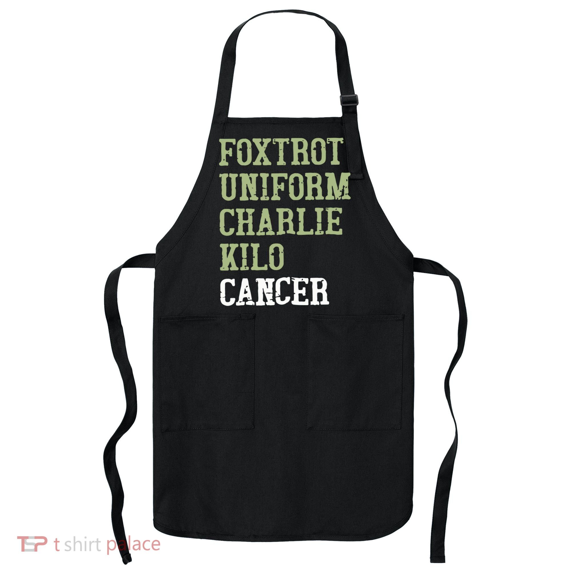 Dave Mustaine Foxtrot Uniform Charlie Kilo Cancer Apron
