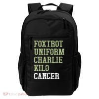 Dave Mustaine Foxtrot Uniform Charlie Kilo Cancer Backpack thumb 0