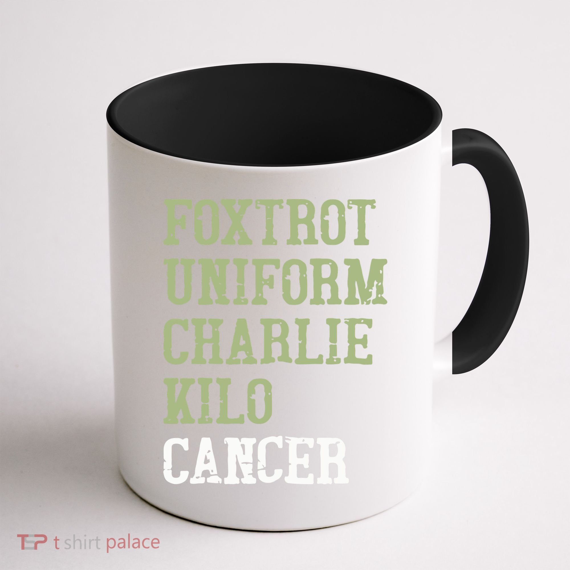 Dave Mustaine Foxtrot Uniform Charlie Kilo Cancer Coffee Mug