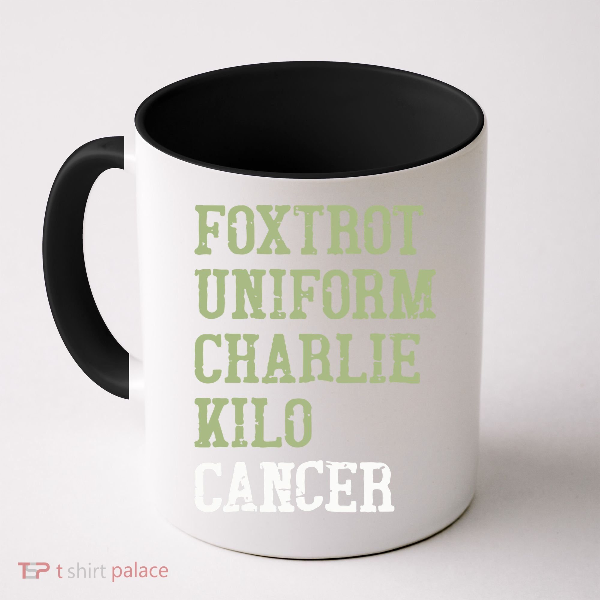 Dave Mustaine Foxtrot Uniform Charlie Kilo Cancer Coffee Mug