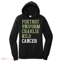 Dave Mustaine Foxtrot Uniform Charlie Kilo Cancer Women's Hoodie thumb 0