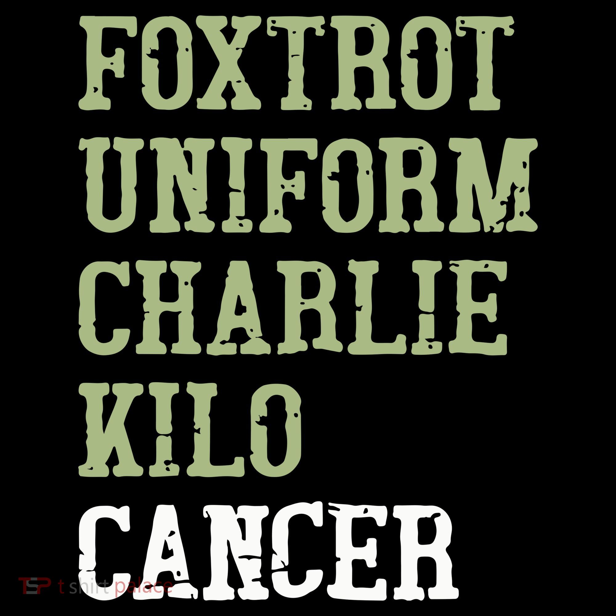 Dave Mustaine Foxtrot Uniform Charlie Kilo Cancer Women's Hoodie