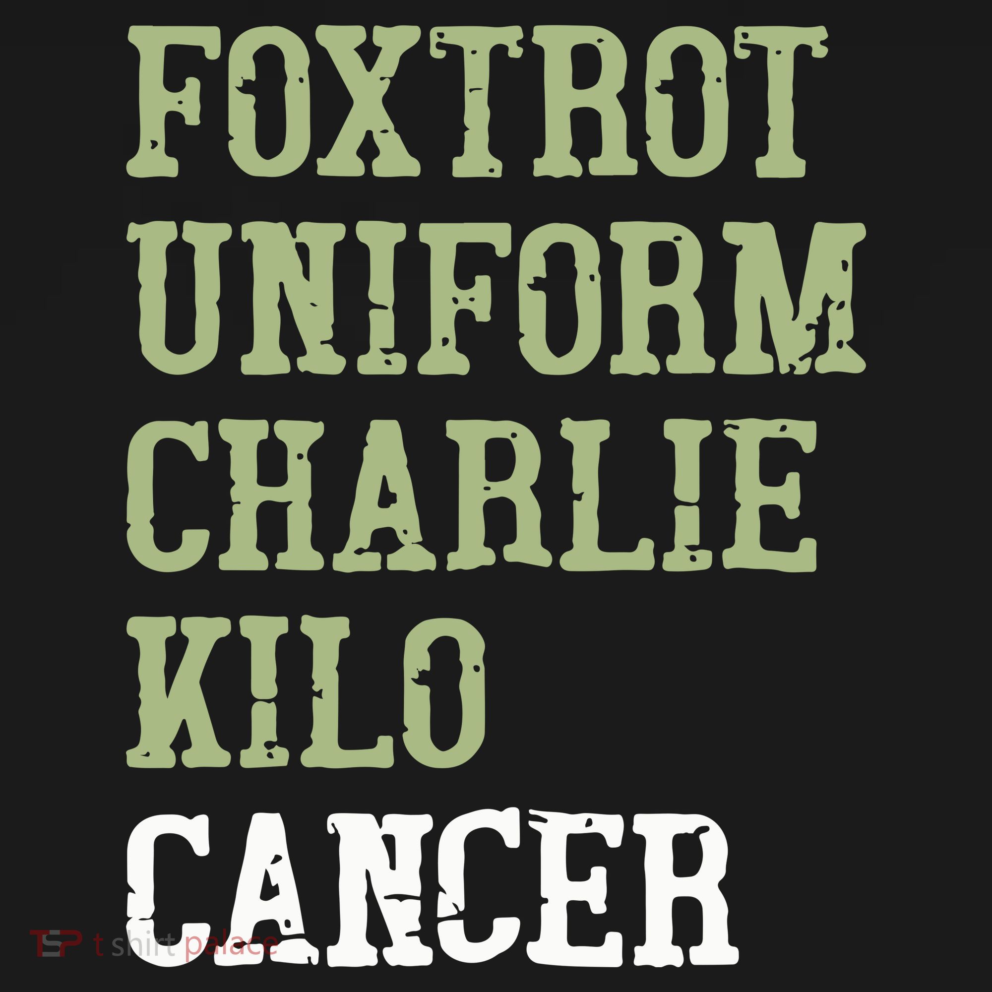 Dave Mustaine Foxtrot Uniform Charlie Kilo Cancer Baby Bodysuit