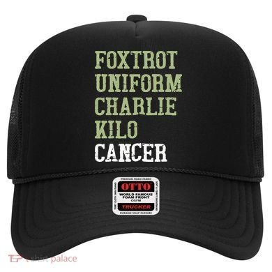 Dave Mustaine Foxtrot Uniform Charlie Kilo Cancer Hat