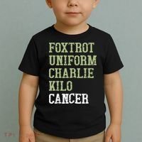 Dave Mustaine Foxtrot Uniform Charlie Kilo Cancer Toddler T-Shirt thumb 2