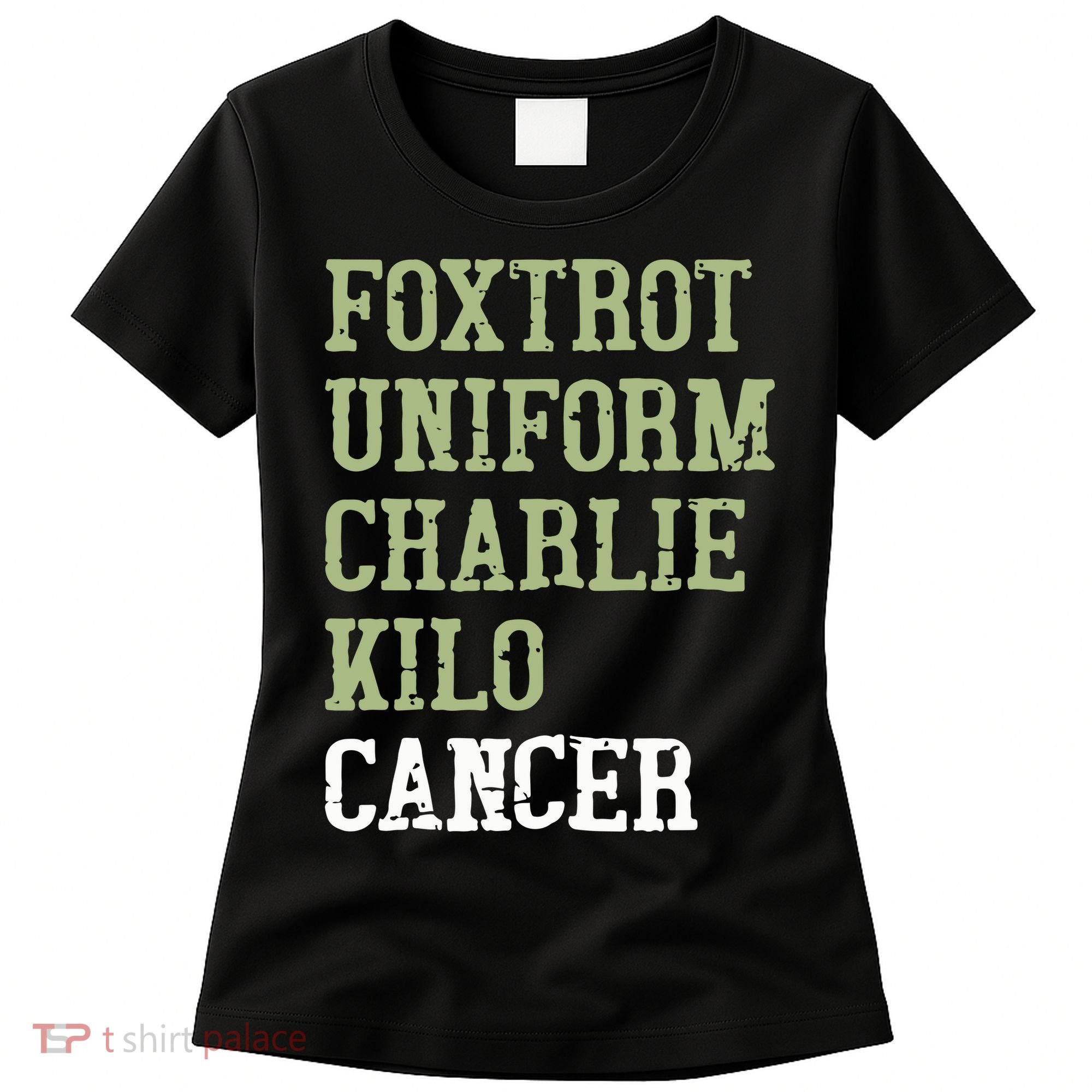 Dave Mustaine Foxtrot Uniform Charlie Kilo Cancer Women's T-Shirt