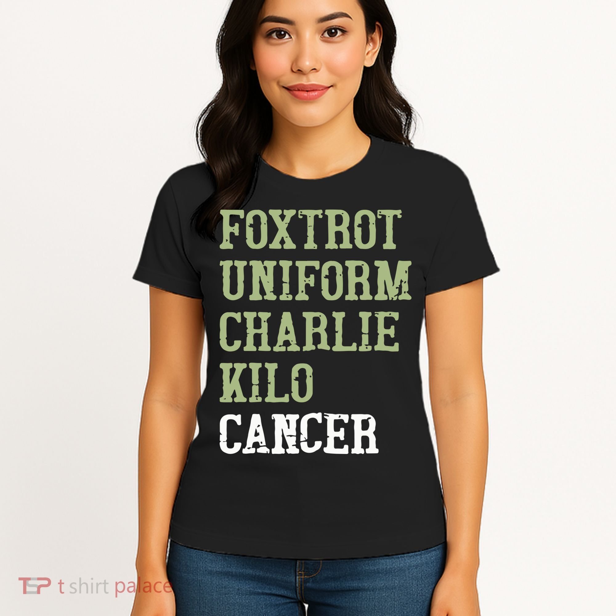 Dave Mustaine Foxtrot Uniform Charlie Kilo Cancer Women's T-Shirt