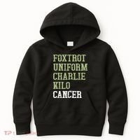 Dave Mustaine Foxtrot Uniform Charlie Kilo Cancer Kids Hoodie thumb 0