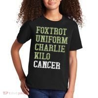 Dave Mustaine Foxtrot Uniform Charlie Kilo Cancer Kids T-Shirt thumb 2