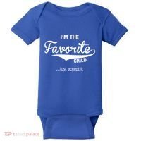 Dads Moms Favorite Funny Sibling Funny Gift Brother Sister Great Gift Baby Bodysuit thumb 0