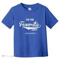 Dads Moms Favorite Funny Sibling Funny Gift Brother Sister Great Gift Toddler T-Shirt thumb 0