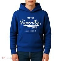 Dads Moms Favorite Funny Sibling Funny Gift Brother Sister Great Gift Kids Hoodie thumb 4