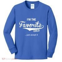 Dads Moms Favorite Funny Sibling Funny Gift Brother Sister Great Gift Kids Long Sleeve Shirt thumb 0