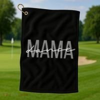 Dance Mama Funny Dance Mom Mother's Day Great Gift Golf Towel thumb 1