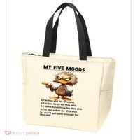 Duck My Five Moods I'm Too Old For This Shit I'm Too Tired  Tote Bag thumb 3