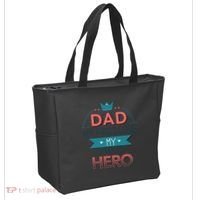 Dad My Frist Love My Forever Hero Tote Bag thumb 2